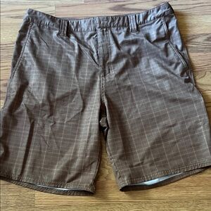 The North Face Brown Plaid Shorts